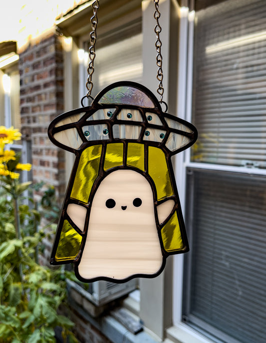 Stained Glass UFO/Ghost