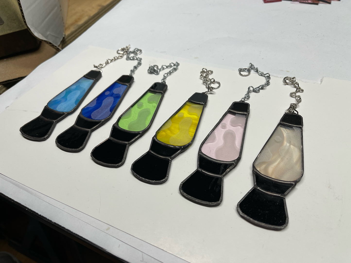 Lil' Stained Glass Lava Lamps