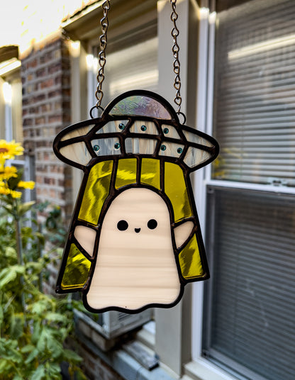 Stained Glass UFO/Ghost