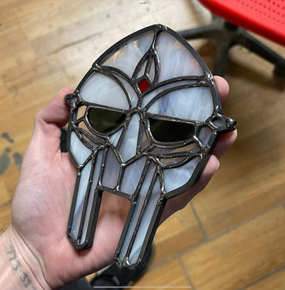 Doom Stained Glass Mask Sun Catcher