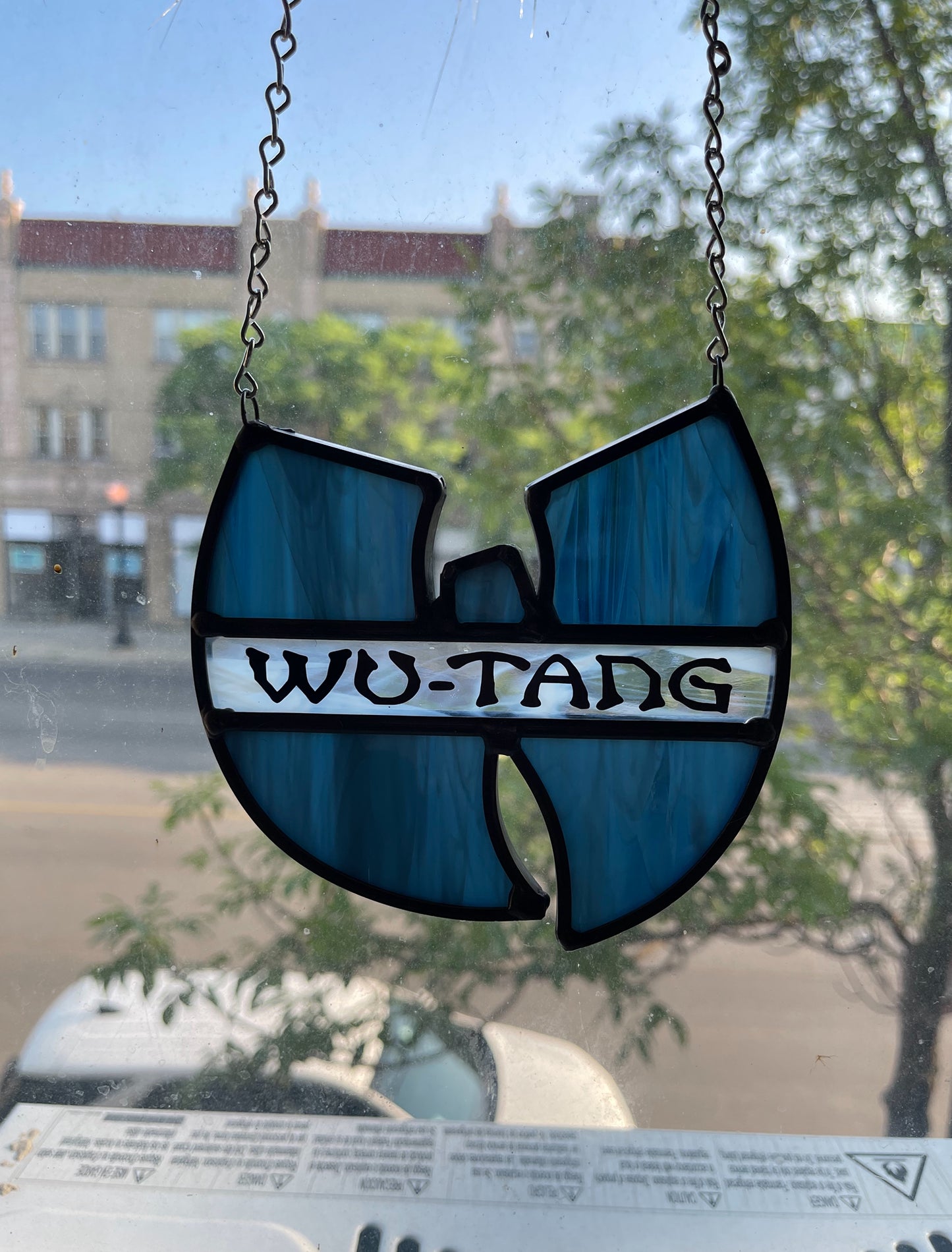 Large Stained Glass Wu Sun Catcher