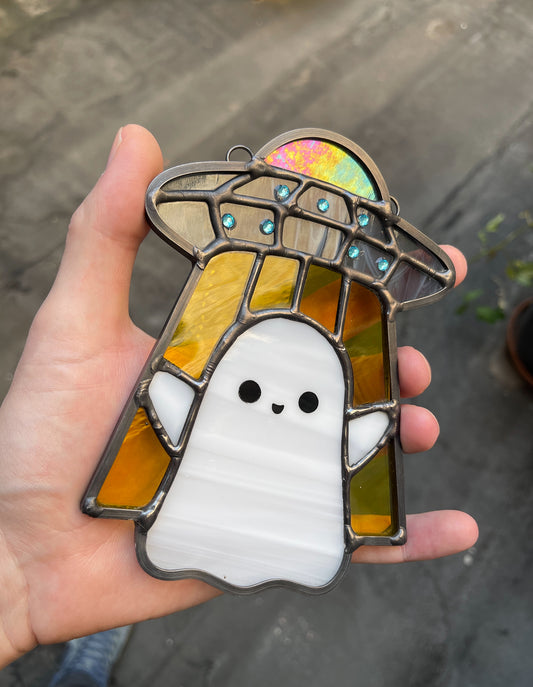 Stained Glass UFO/Ghost