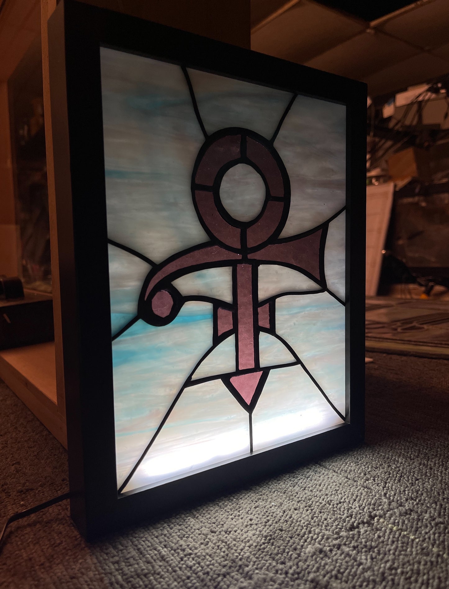 Prince Stained Glass Light Box
