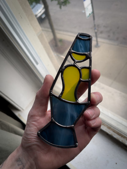 Stained Glass Lava Lamp Magnet