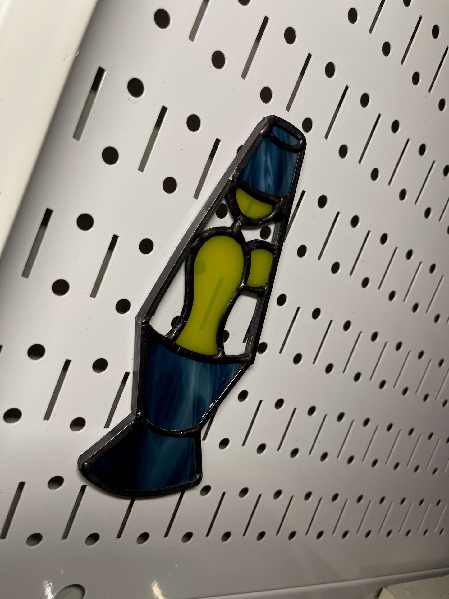 Stained Glass Lava Lamp Magnet