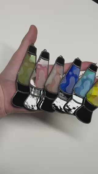 Lil' Stained Glass Lava Lamps