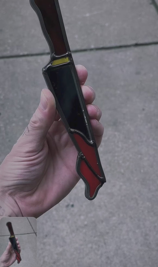 Stained Glass Bloody Knife